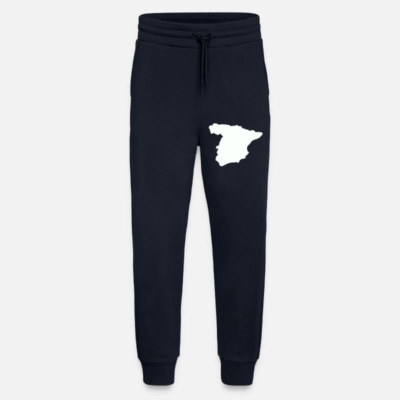 Spain Maps Silhouette Design - Jogging Pants - made by SPREAD  - DARK NAVY