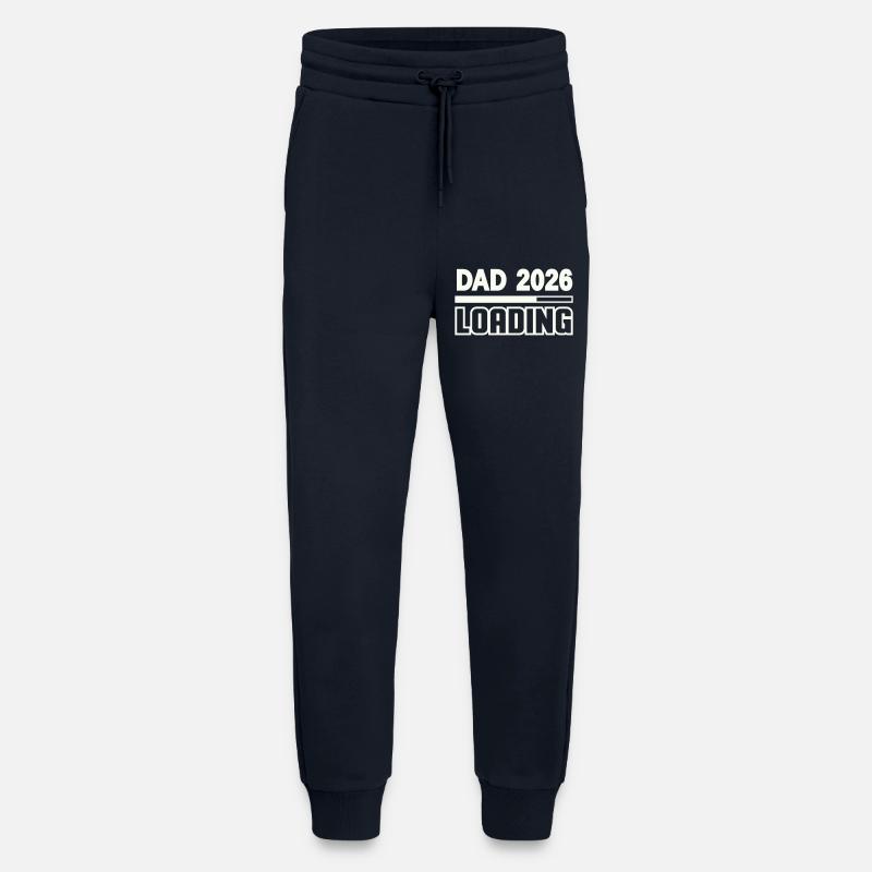 dad_2026_loading- - Jogging Pants - made by SPREAD  - DARK NAVY