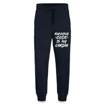 Funny Software Engineer Cardio Gym For Programmers - Jogging Pants - made by SPREAD  - DARK NAVY - Front