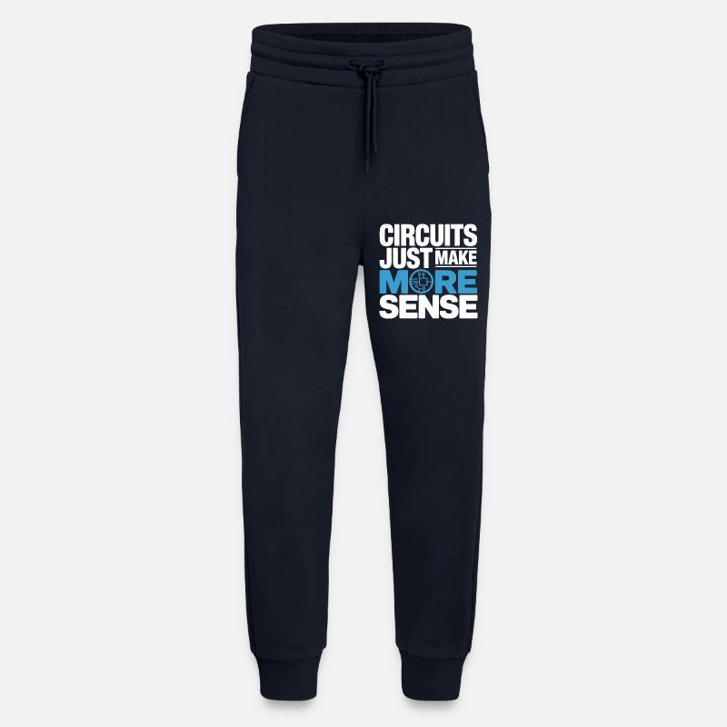 Schaltkreise Machen Technik Sinnvoller - Jogginghose - made by SPREAD - DARK NAVY
