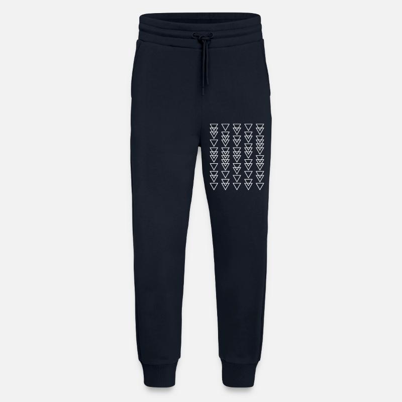 Triangular Cascade - Jogging Pants - made by SPREAD  - DARK NAVY