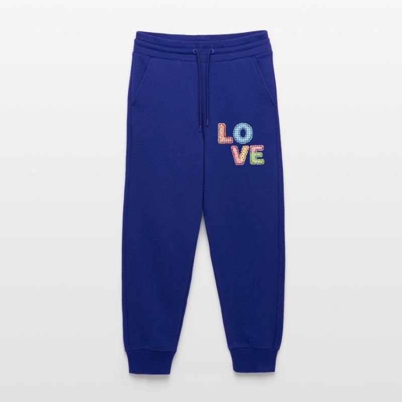 Patchwork Design Patchwork Patchwork Patches colorés Pantalon de jogging bio décontracté fabriqué en UE