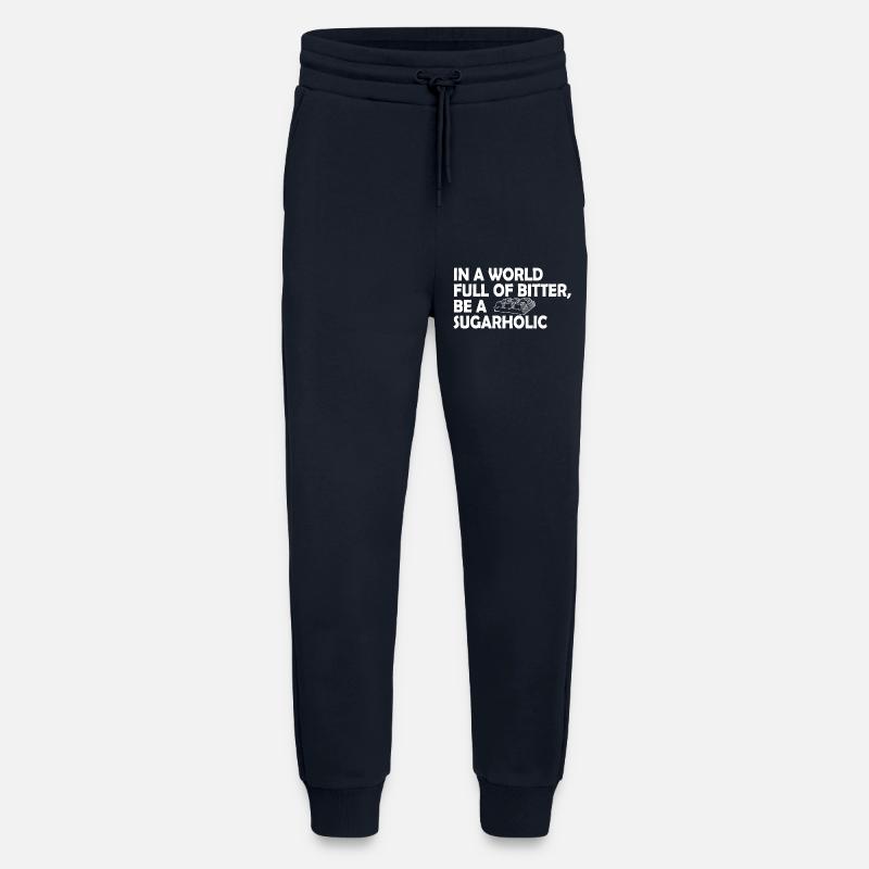 Sugarholic World Bold Tee - Jogging Pants - made by SPREAD  - DARK NAVY