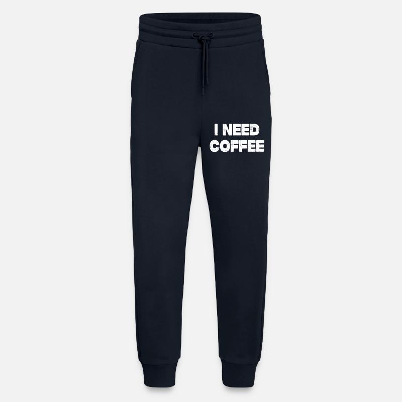 I Need Coffee - Jogginghose - made by SPREAD - DARK NAVY