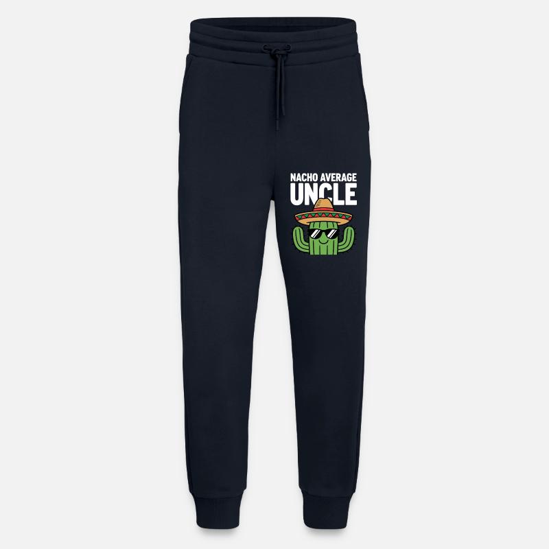 Nacho Oncle Drôle Cinq de Mayo - Pantalon de jogging bio décontracté fabriqué en UE - DARK NAVY