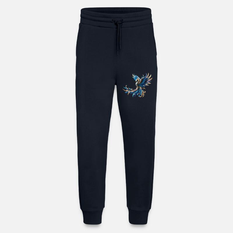 Feuerblauer Phönix - Jogginghose - made by SPREAD - DARK NAVY