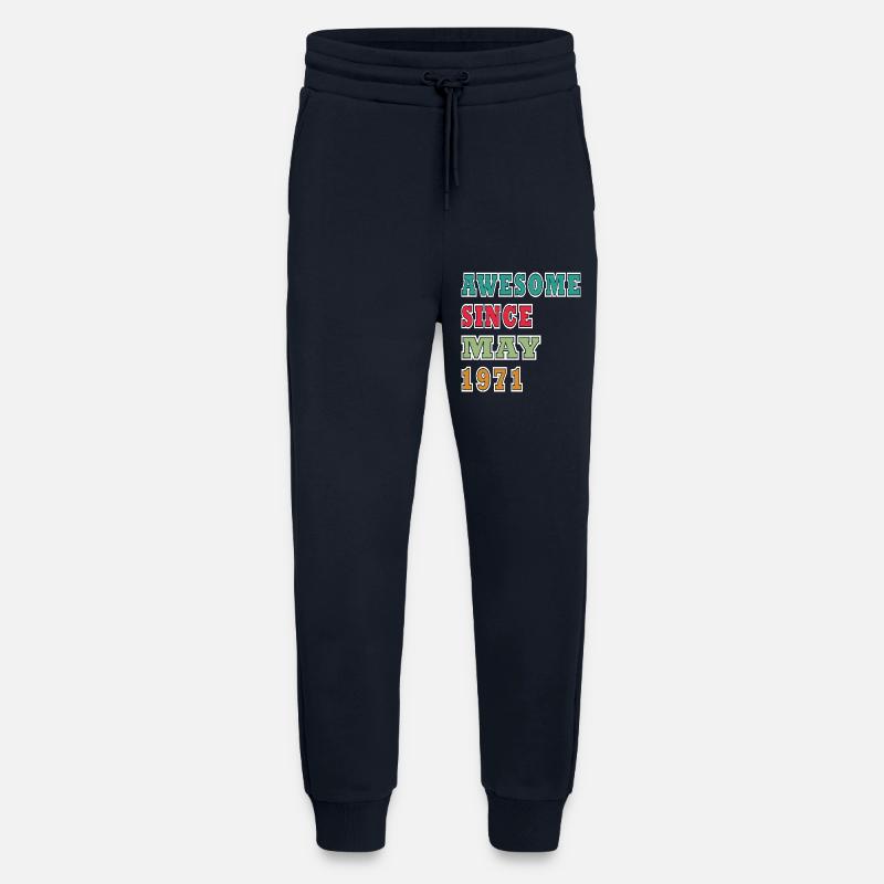 Awesome Since May 1971 - Jogging Pants - made by SPREAD  - DARK NAVY