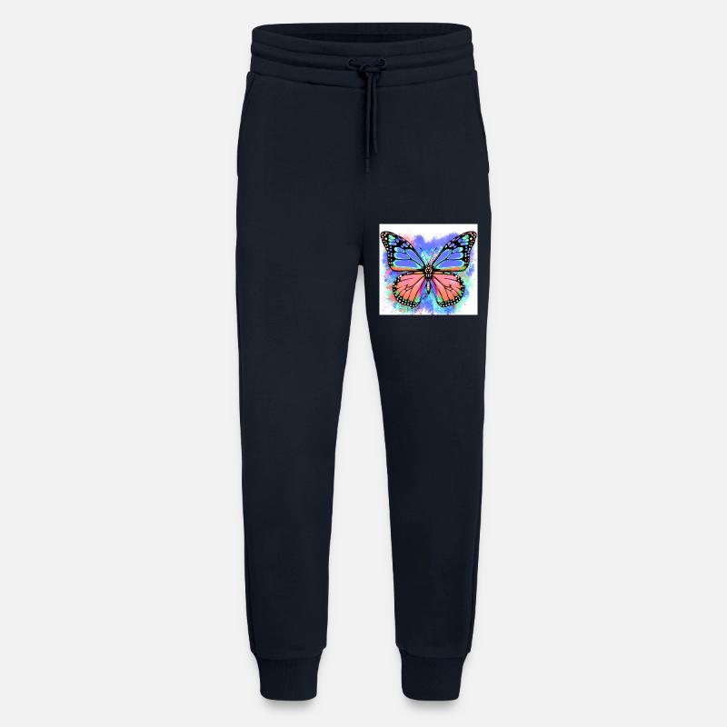 papillon - Pantalon de jogging bio décontracté fabriqué en UE - DARK NAVY