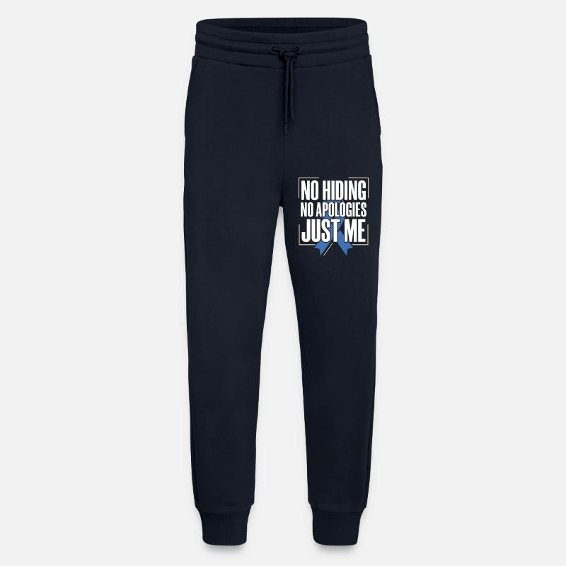 Alopezie-bewusstsein Alopecia Areata Haarausfall - Jogginghose - made by SPREAD - DARK NAVY