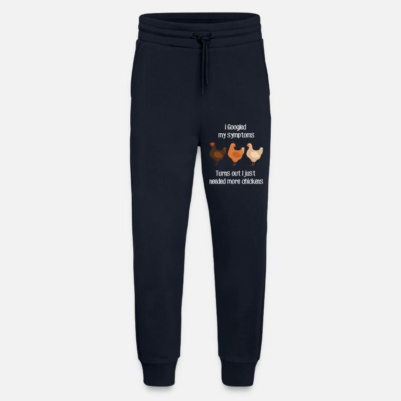 Huhn spricht mit - Jogginghose - made by SPREAD - DARK NAVY
