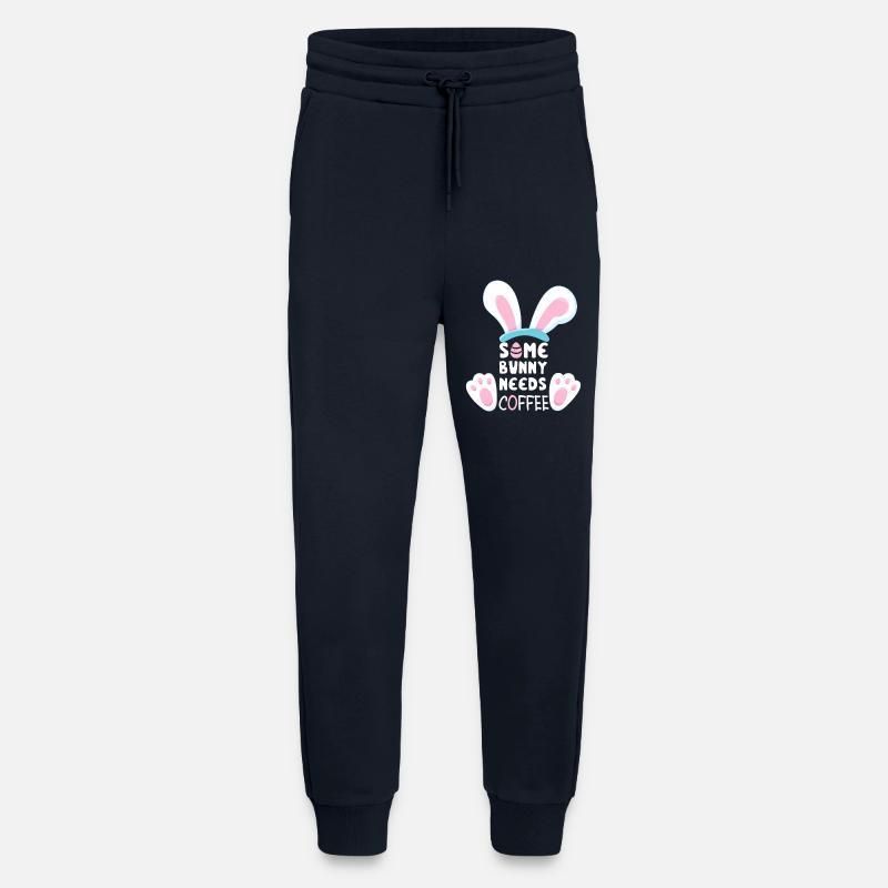 Some Bunny Needs Coffee - Jogging Pants - made by SPREAD  - DARK NAVY