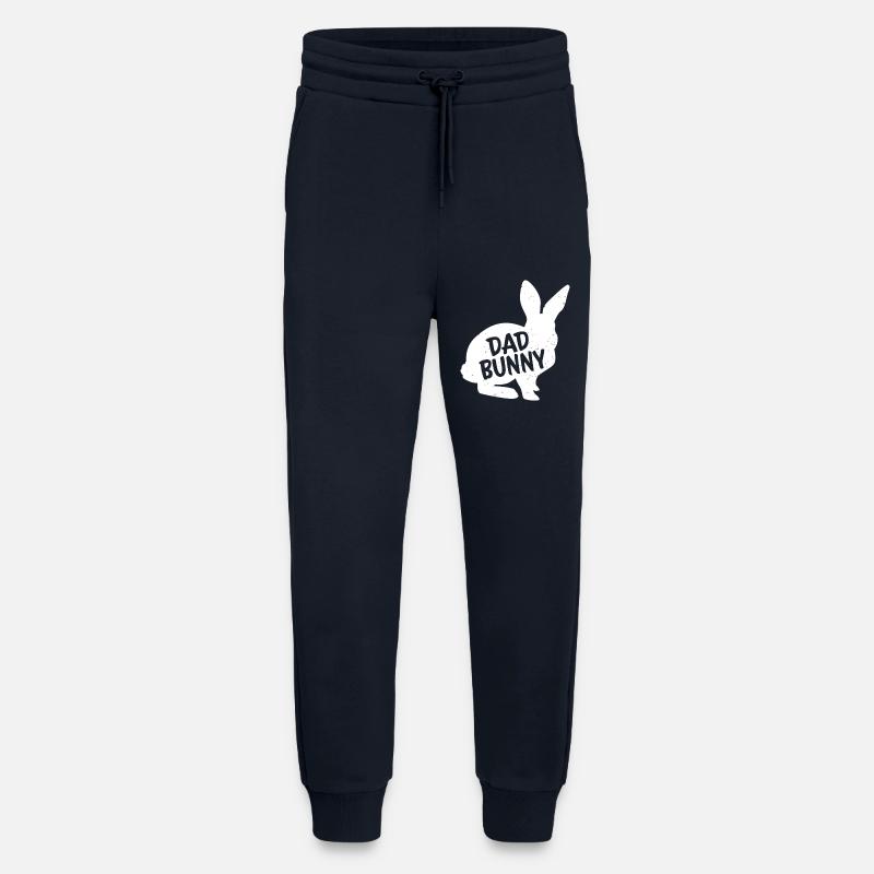 Dad Bunny Silhouette Graphic - Jogging Pants - made by SPREAD - DARK NAVY