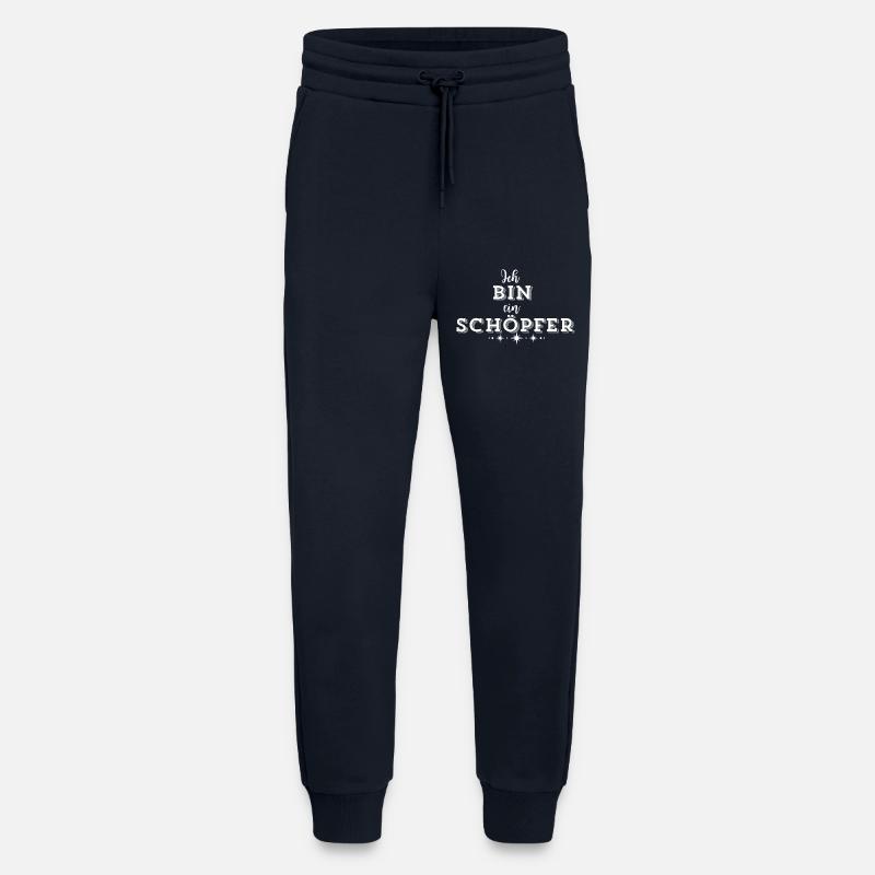 SCHÖPFERKRAFT – Deine Statement Mode - Jogginghose - made by SPREAD - DARK NAVY