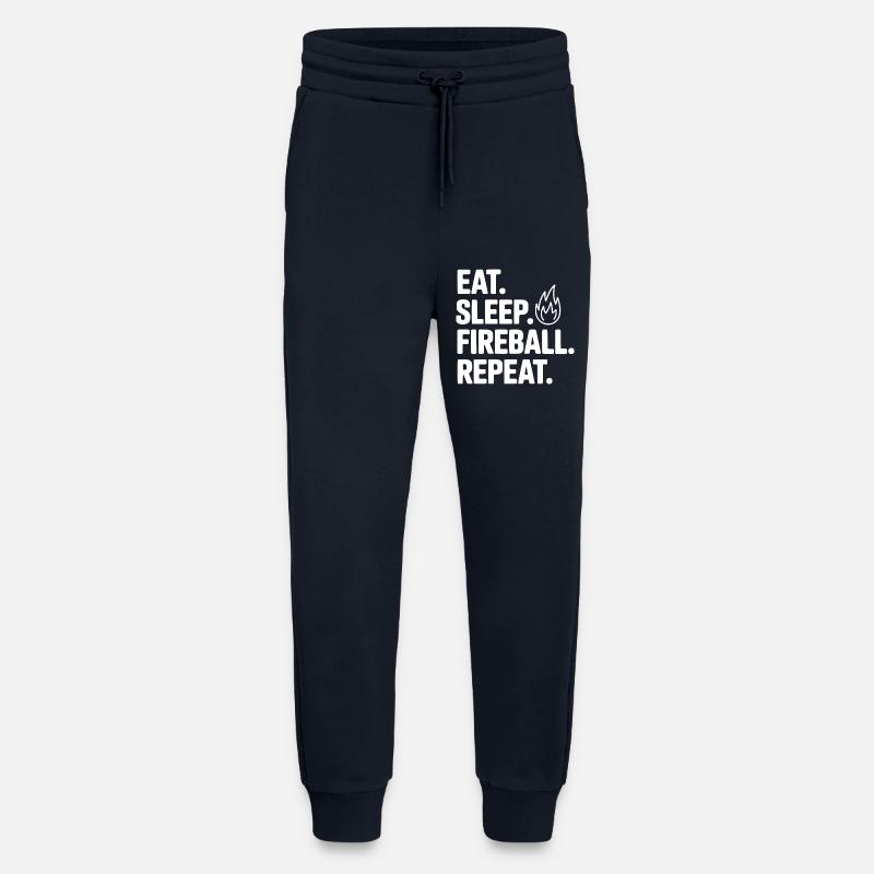 Eat. Sleep. Fireball. Repeat. - Jogging Pants - made by SPREAD - DARK NAVY