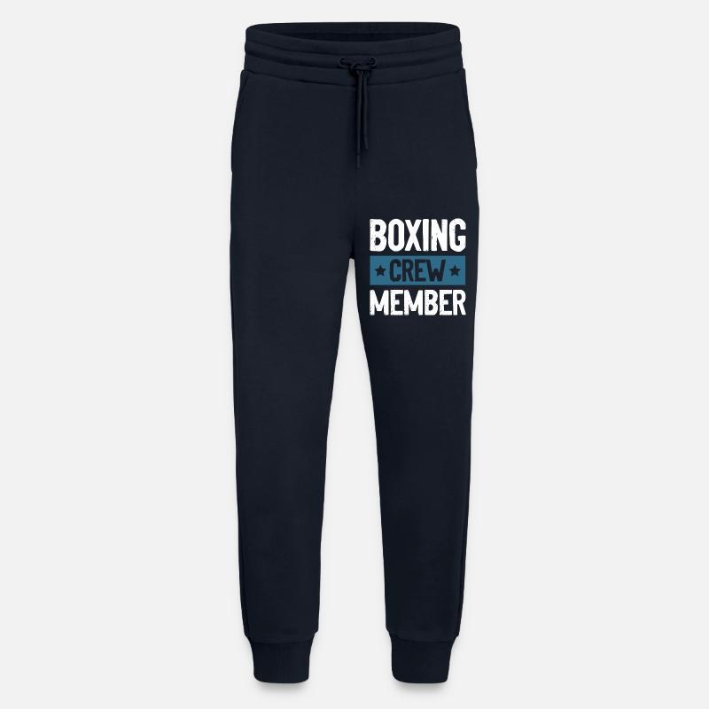 Équipe de boxe - Pantalon de jogging bio décontracté fabriqué en UE - DARK NAVY