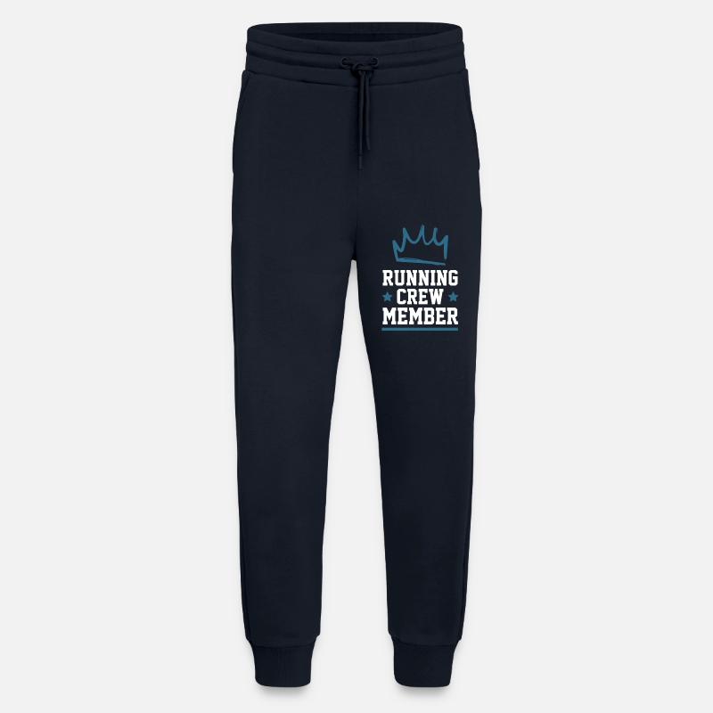 Équipe de Course - Pantalon de jogging bio décontracté fabriqué en UE - DARK NAVY