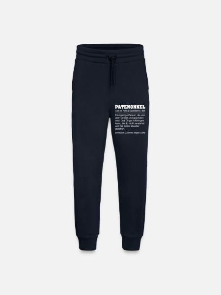Lustige Patenonkel Definition Geschenkidee - Jogginghose - made by SPREAD - DARK NAVY