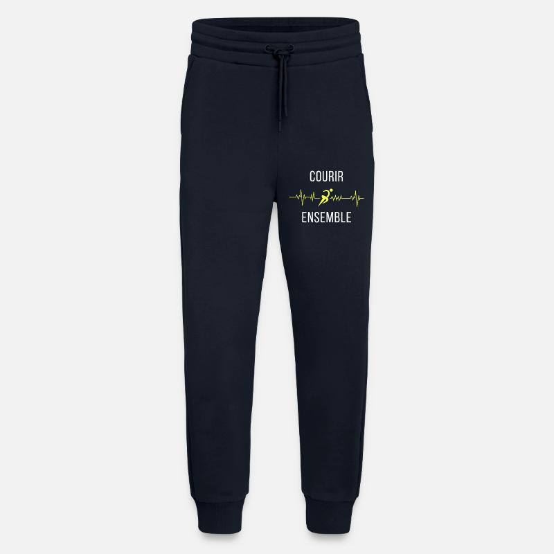 Courir Ensemble Cardio - Pantalon de jogging bio décontracté fabriqué en UE - DARK NAVY