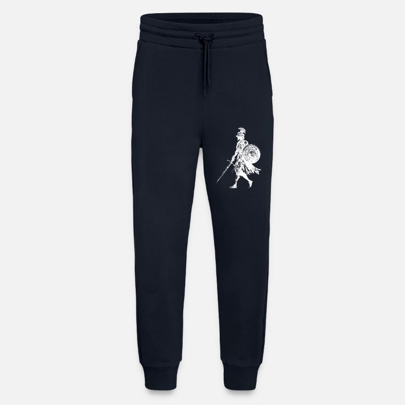 Ritter-Silhouetten-Schildschwert - Jogginghose - made by SPREAD - DARK NAVY