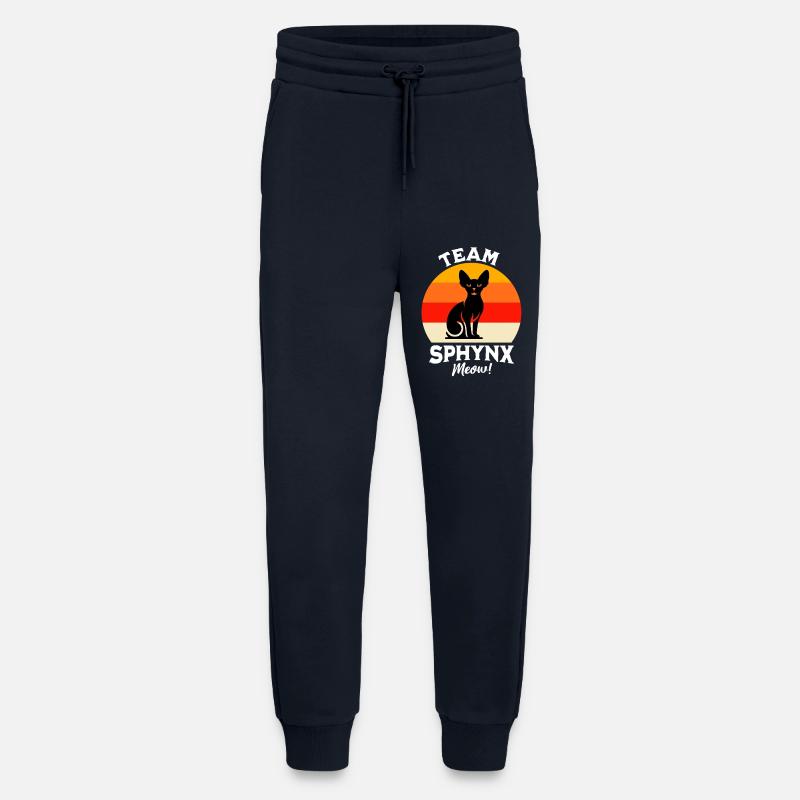 Team Sphynx Cat - Jogging Pants - made by SPREAD  - DARK NAVY