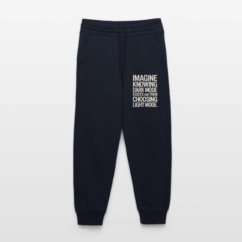 Le mode sombre existe Programmeur IT Nerd Coder Office Pantalon de jogging bio décontracté fabriqué en UE