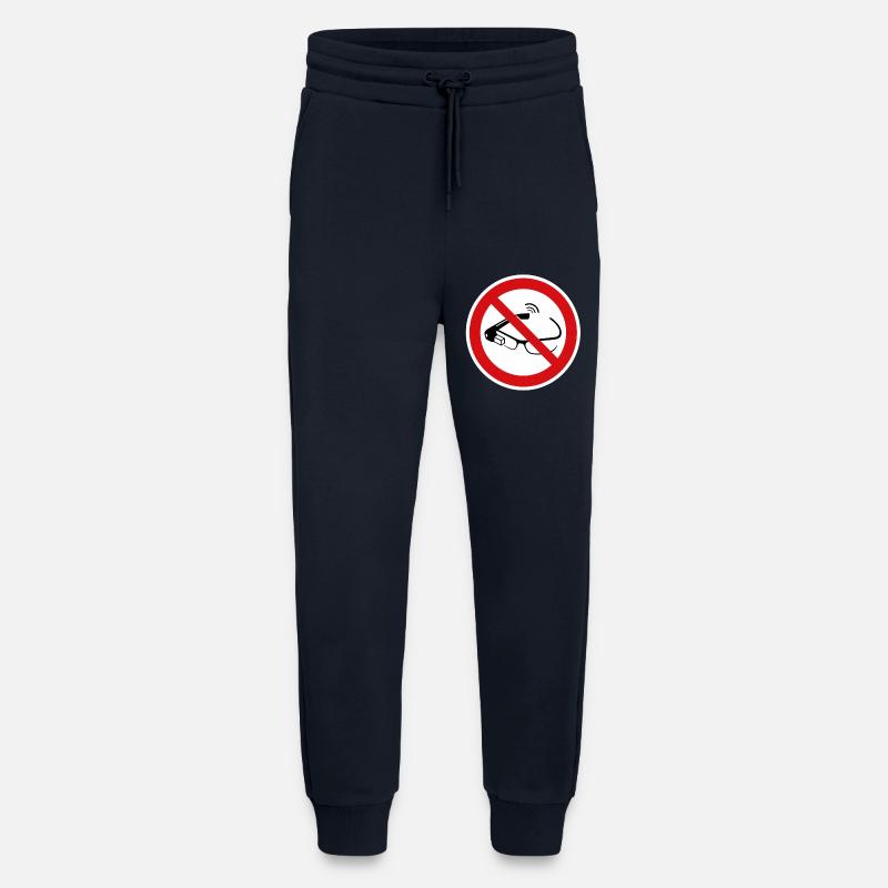 Lunettes intelligentes interdites - Pantalon de jogging bio décontracté fabriqué en UE - DARK NAVY