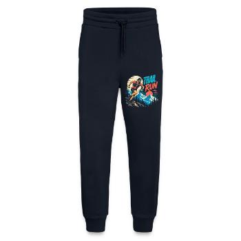 course sur sentier - Pantalon de jogging bio décontracté fabriqué en UE - DARK NAVY - Devant