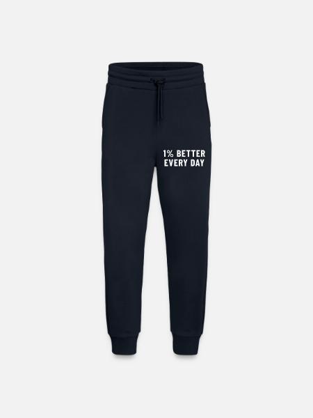 1% Better Every Day - Jogging Pants - made by SPREAD - DARK NAVY