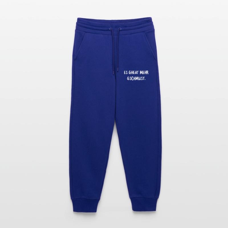 C’est encore plus de mieux. Déclaration du Baiser en dialecte Pantalon de jogging bio décontracté fabriqué en UE