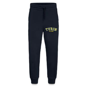 Turin fondée en 2006 - Pantalon de jogging bio décontracté fabriqué en UE - DARK NAVY - Devant