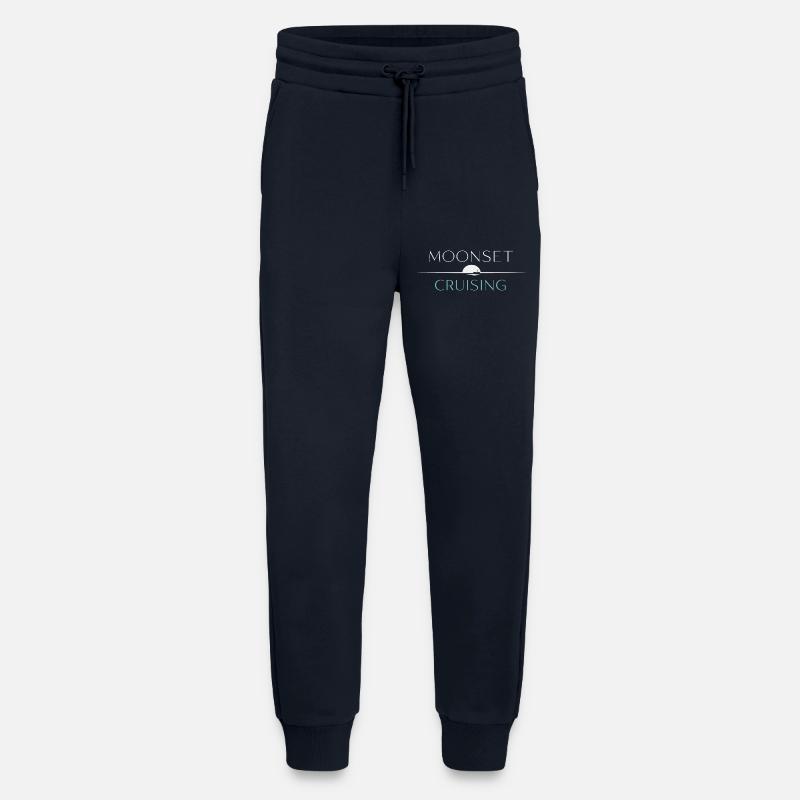 Nachtbootfahren Mit - Jogginghose - made by SPREAD - DARK NAVY