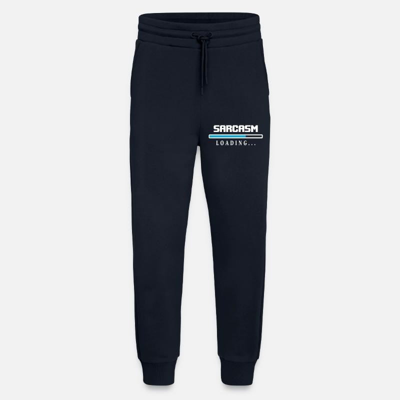 Sarcasme Loading Beam Dire - Pantalon de jogging bio décontracté fabriqué en UE - DARK NAVY