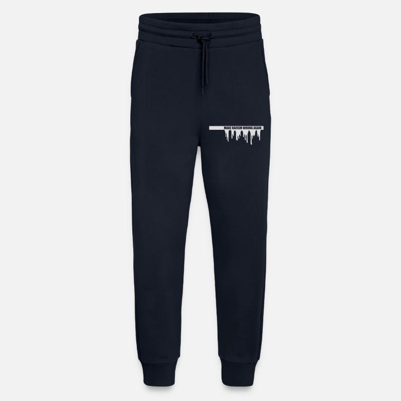 make racism wrong again - Jogging Pants - made by SPREAD  - DARK NAVY