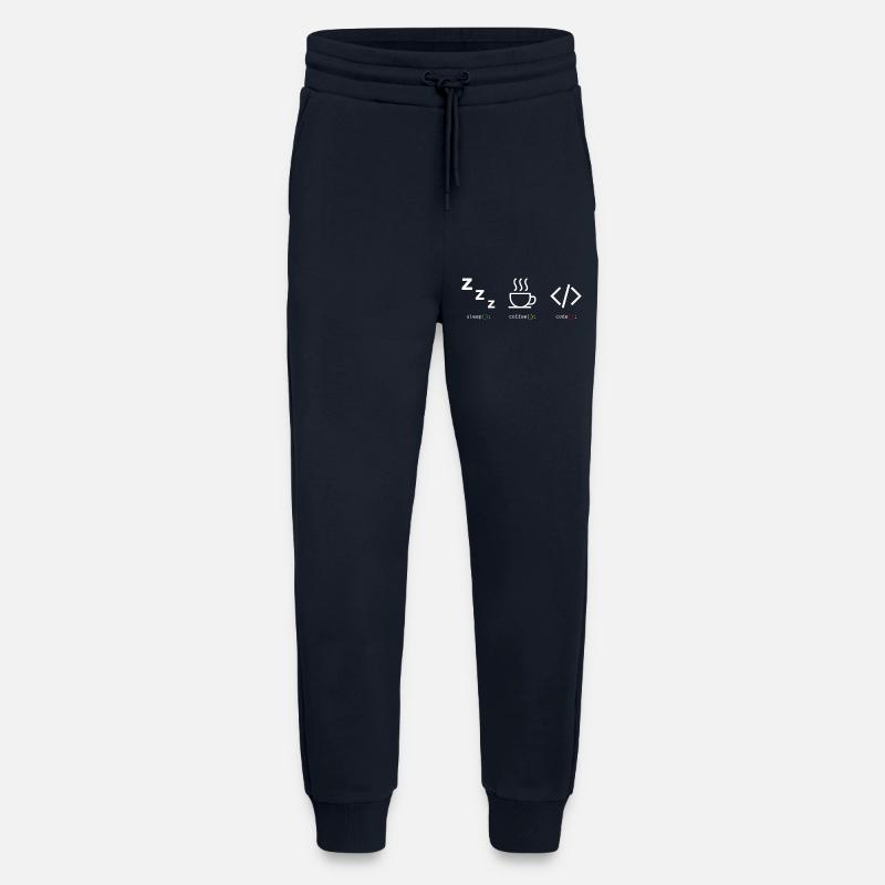Code Coffee Sleep Trio - Jogging Pants - made by SPREAD - DARK NAVY