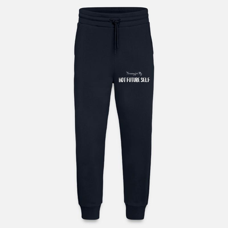 Gym Motivation Quote - Future Self - Jogging Pants - made by SPREAD  - DARK NAVY