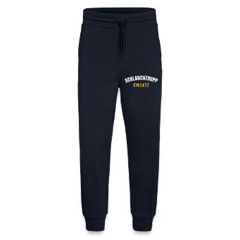 Schlauchtrupp Einsatz – Feuerwehr Crew T‑Shirt - Jogginghose - made by SPREAD - DARK NAVY - Vorne