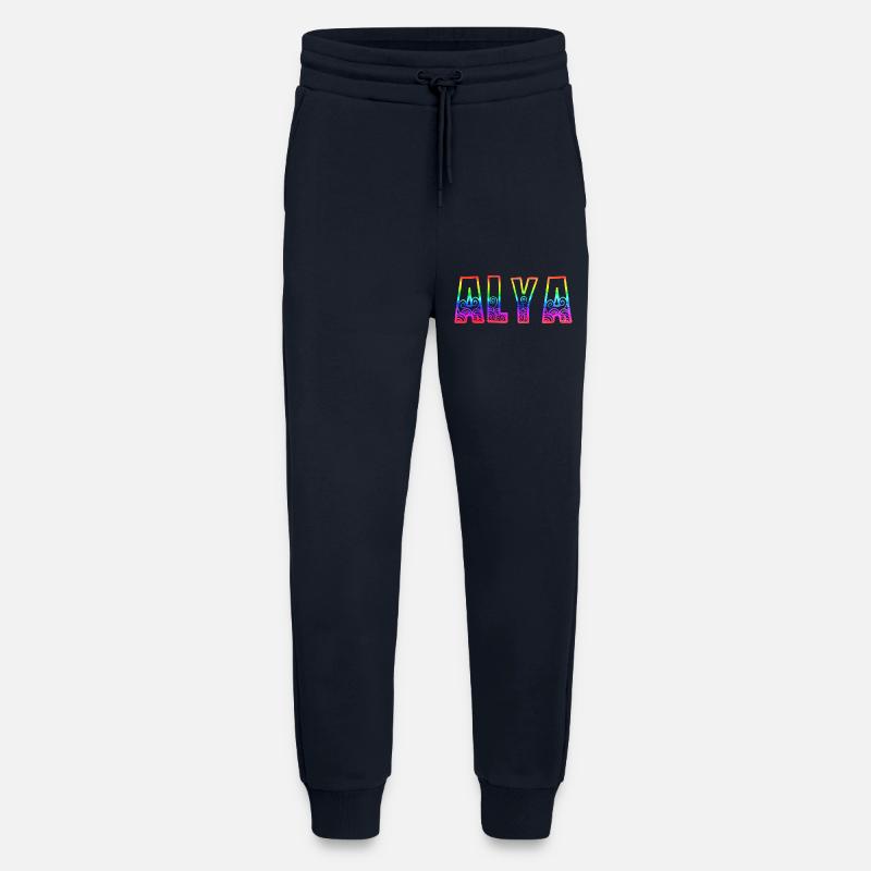 alya rs regenbogen - Jogginghose - made by SPREAD - DARK NAVY