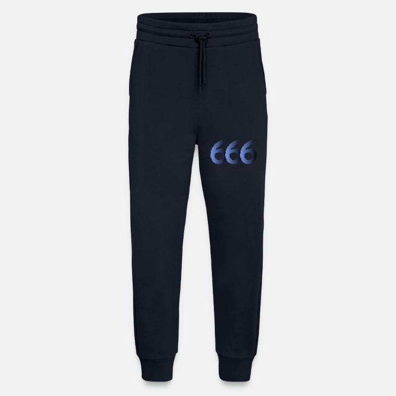 666 Satan Symbol - Devil - Evil - Jogging Pants - made by SPREAD  - DARK NAVY