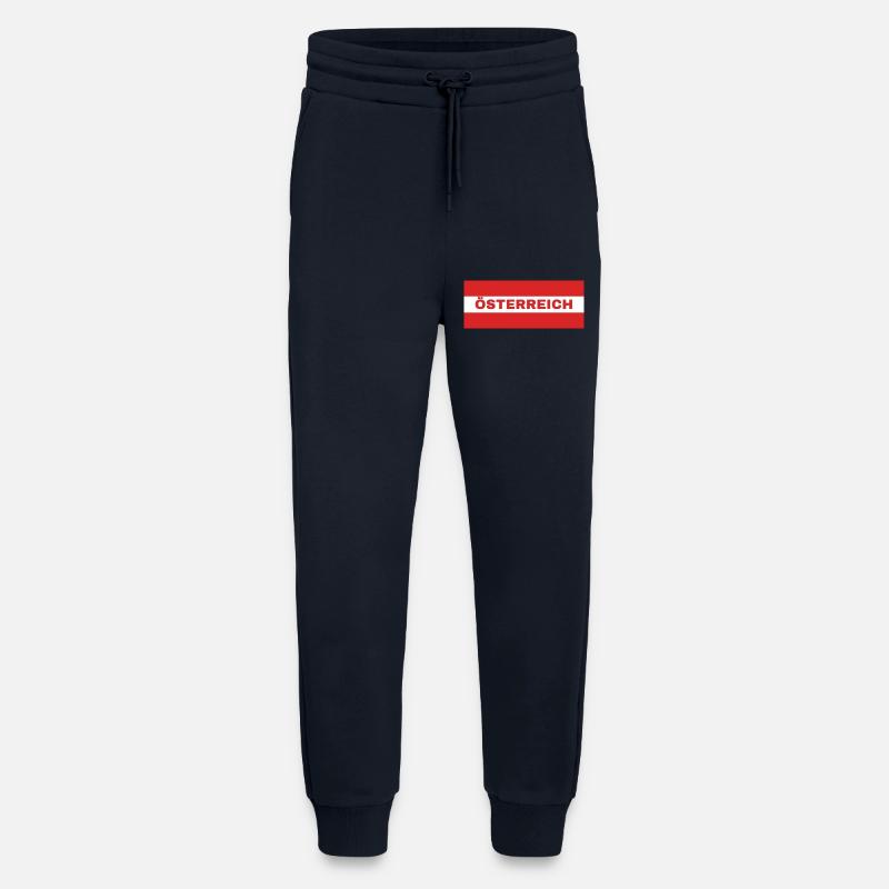 Austrian Flag - Jogging Pants - made by SPREAD  - DARK NAVY