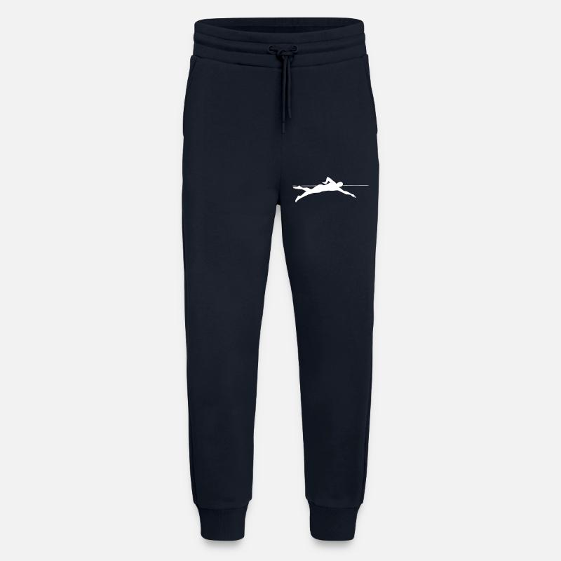 Dynamic Sprinter Line Graphics - Jogging Pants - made by SPREAD  - DARK NAVY