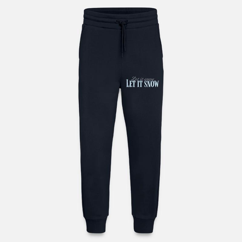 Let It Snow Drehbuch Eisblau - Jogginghose - made by SPREAD - DARK NAVY