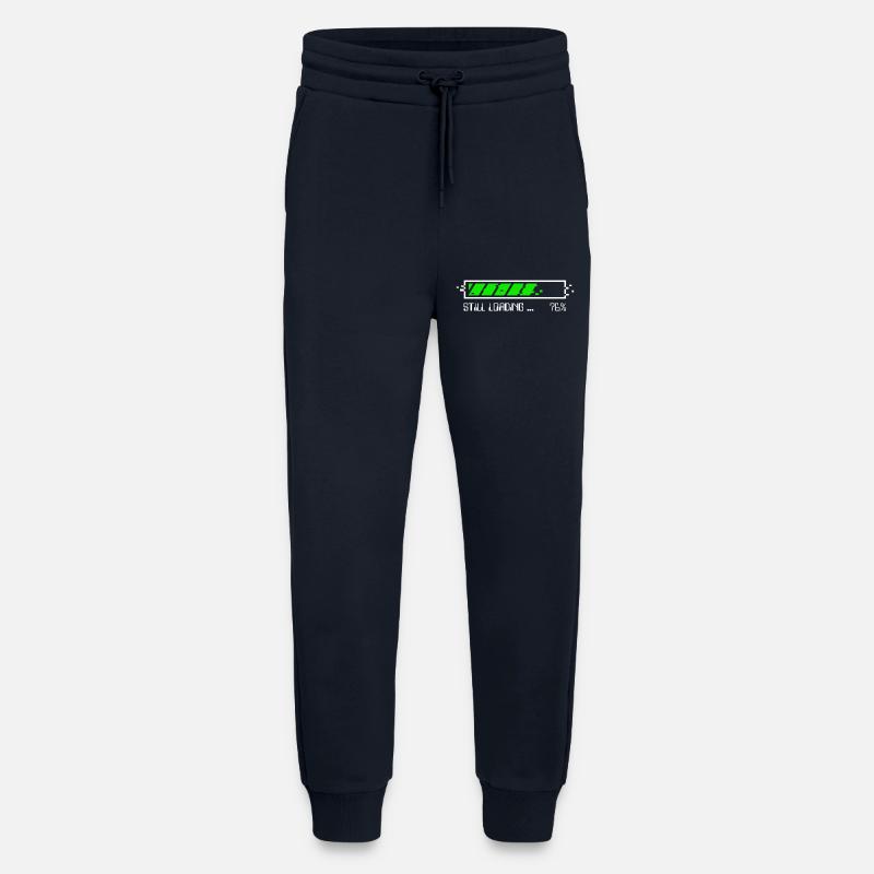 Still Loading – Patience Gamer - BLC - Pantalon de jogging bio décontracté fabriqué en UE - DARK NAVY