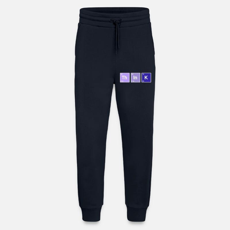 Think (bleu) - Pantalon de jogging bio décontracté fabriqué en UE - DARK NAVY