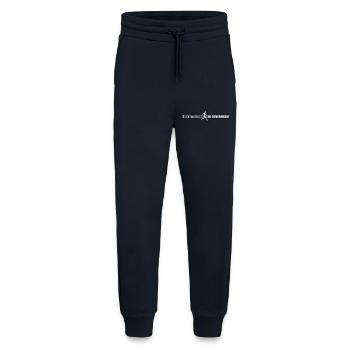 mieux fonctionner que le gouvernement - Pantalon de jogging bio décontracté fabriqué en UE - DARK NAVY - Devant