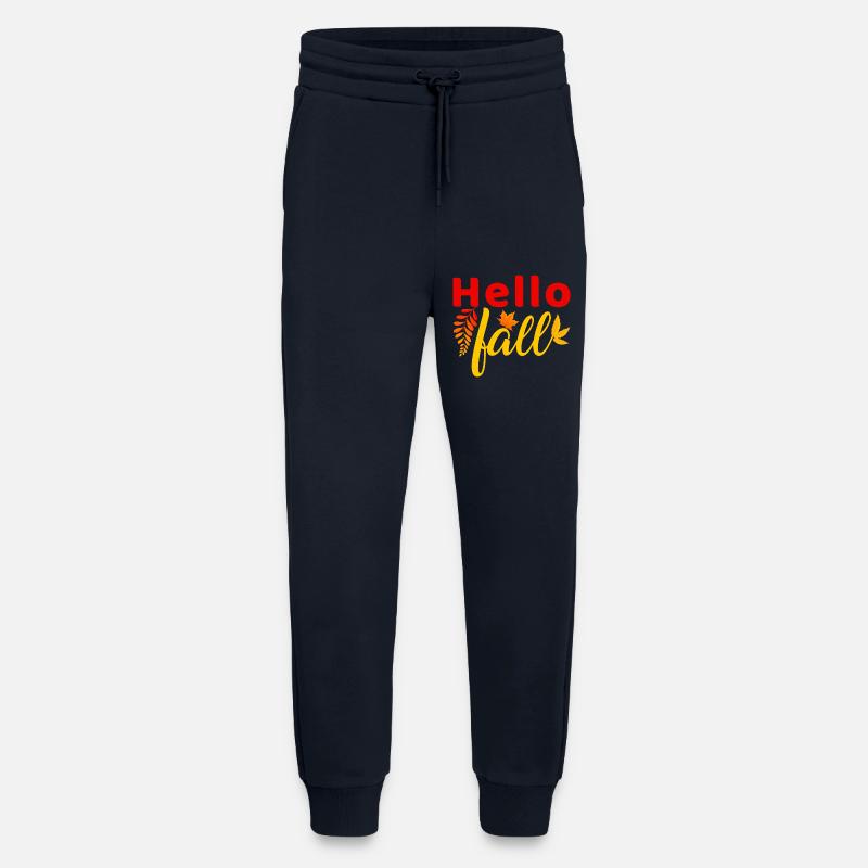 Herbst Hello Fall - Jogginghose - made by SPREAD - DARK NAVY