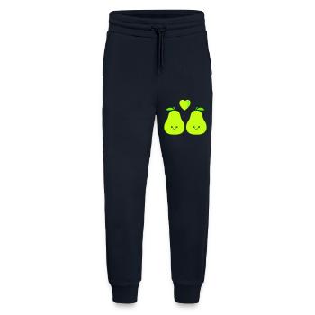 Poire Comique Amour - Pantalon de jogging bio décontracté fabriqué en UE - DARK NAVY - Devant