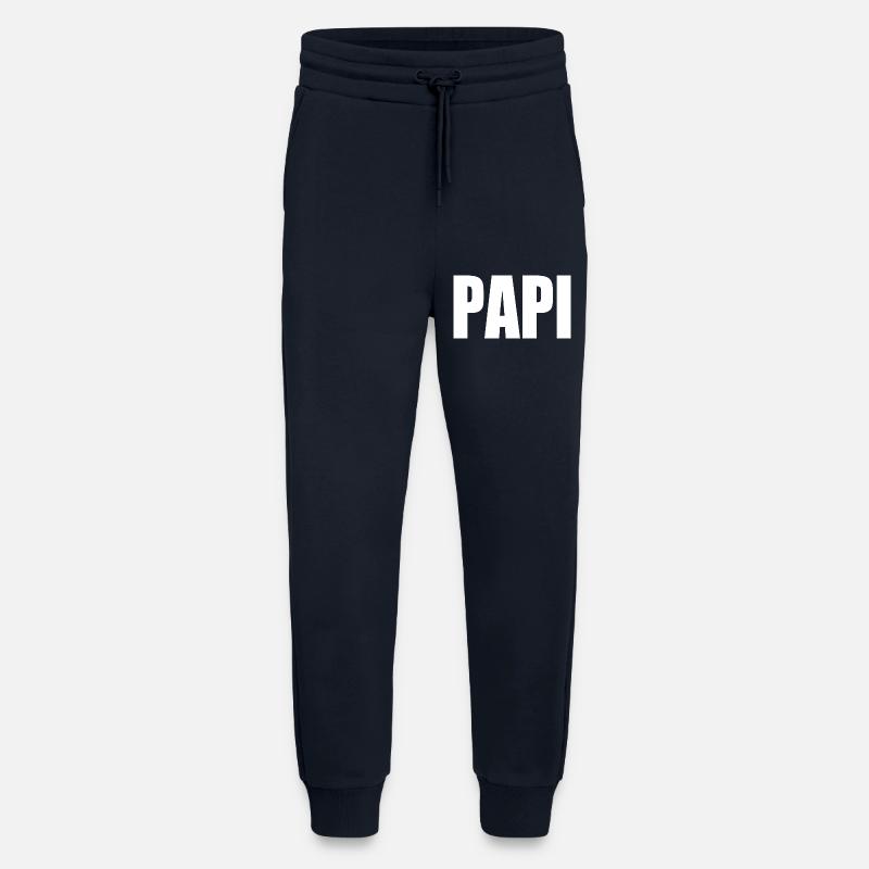 Papi - Pantalon de jogging bio décontracté fabriqué en UE - DARK NAVY