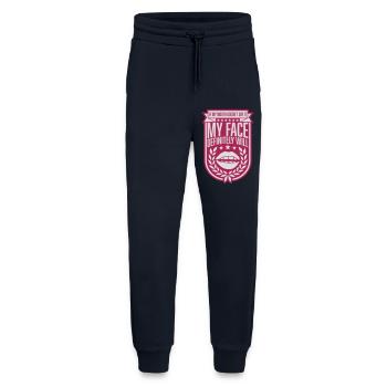 my face definitely will - Jogginghose - made by SPREAD - DARK NAVY - Vorne