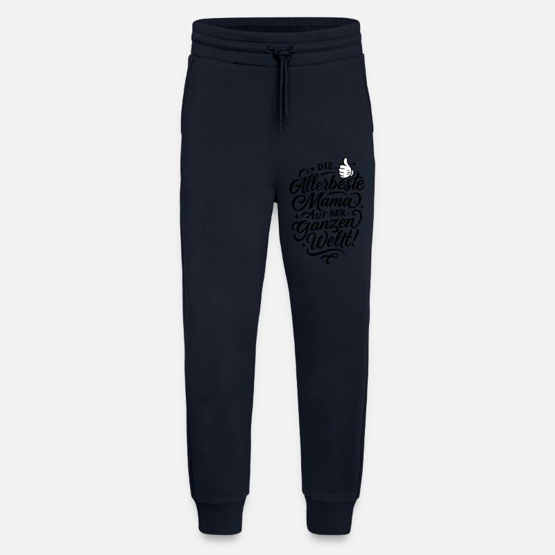 Allerbeste Mama Spruch - Jogginghose - made by SPREAD - DARK NAVY