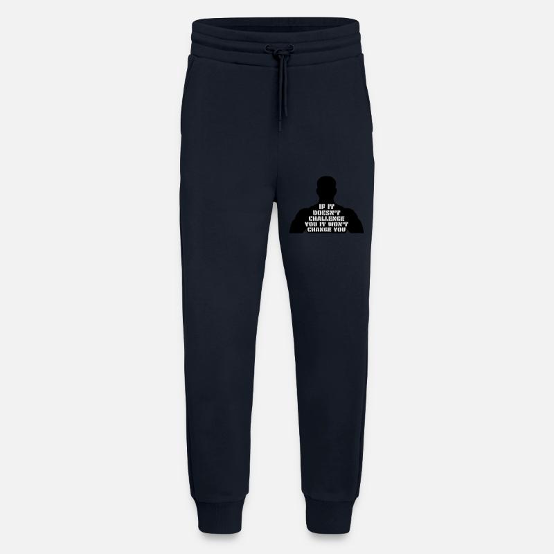 Workout Fitness Motivation Zitat - Jogginghose - made by SPREAD - DARK NAVY